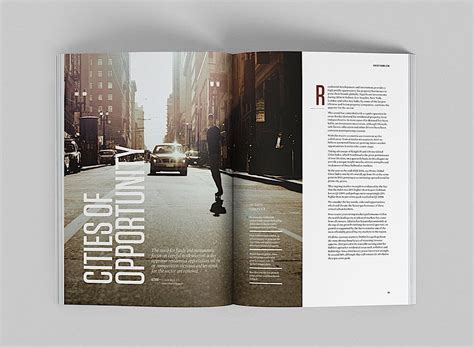 Editorial Design Inspiration Global Cities Report Editorial Design