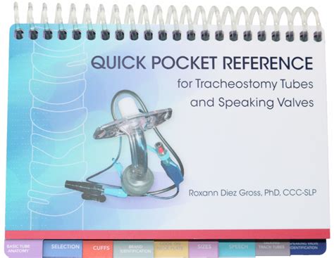 Quick Pocket Reference For Tracheostomy Tubes And Speaking Valves My