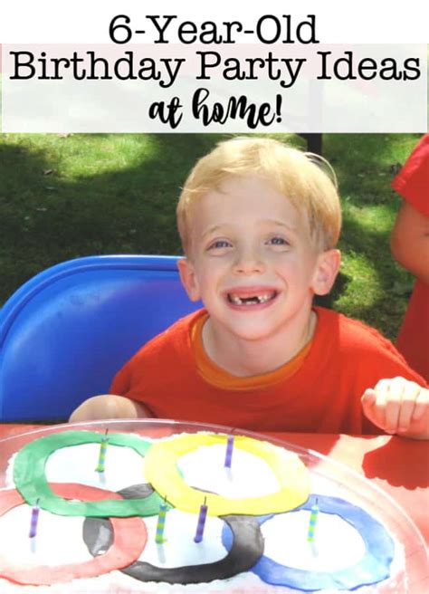 Maybe you would like to learn more about one of these? 6 Year Old Birthday Party Ideas at Home Archives - MomOf6