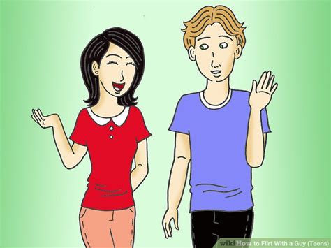 How To Flirt With A Guy Teens 11 Steps With Pictures