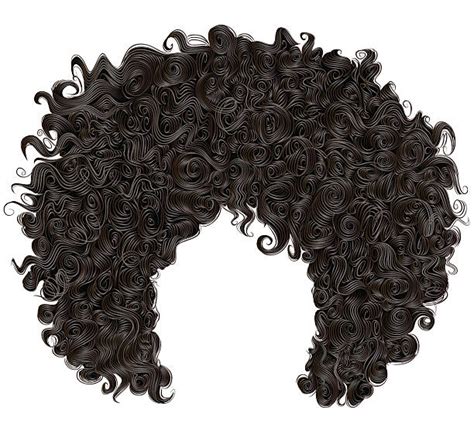 Curly Hair Clip Art, Vector Images & Illustrations - iStock
