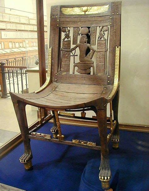 Chair From The Tomb Of Tutankhamun Egyptian Museumcairo Egipte