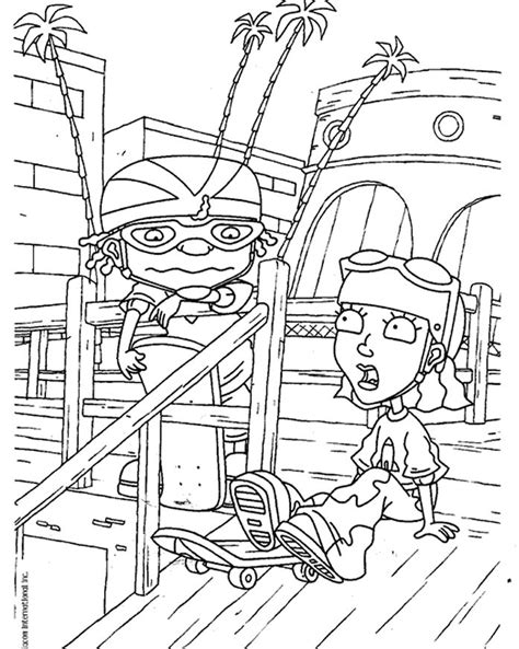 You can easily print or download them at your convenience. Imprime le dessin à colorier de Rocket Power