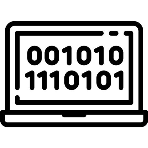 Laptop Computer Code Vector Svg Icon Svg Repo