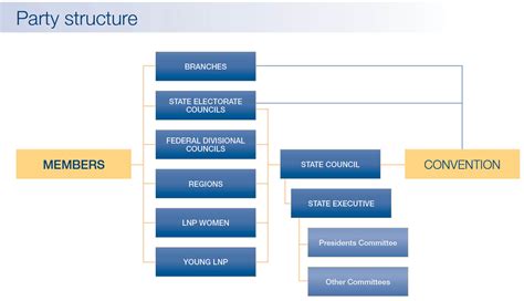 Party Structure Liberal National Party Of Queensland Lnp