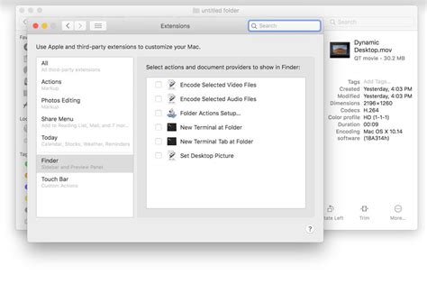 Macos 1014 Mojave Finder Quick Actions Macworld