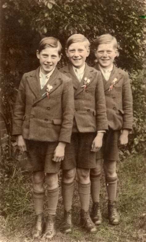 Three Lads In School Uniform Vintage Children Photos Vintage School