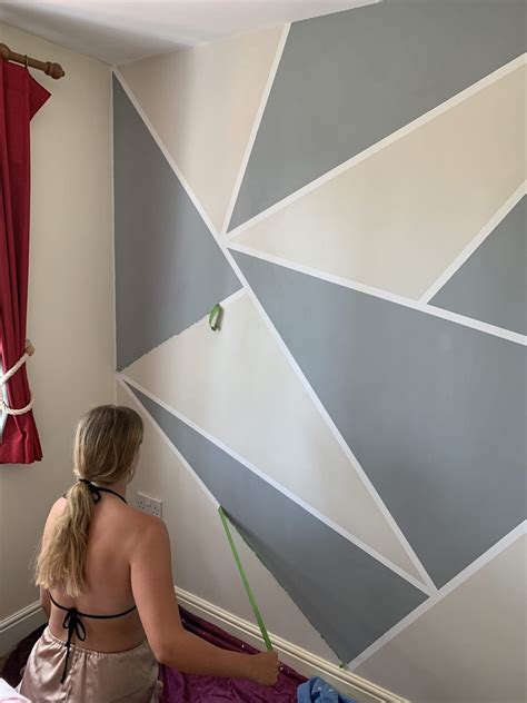 How To Paint Gorgeous Geometric Wall Designs Easily Emma And 3