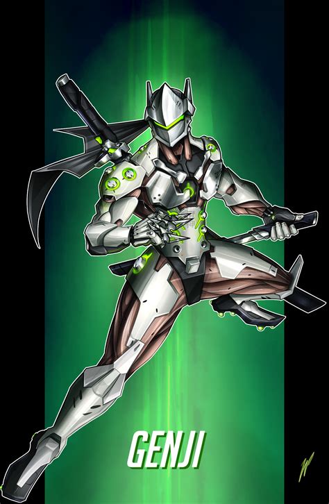 Artstation Genji Overwatch