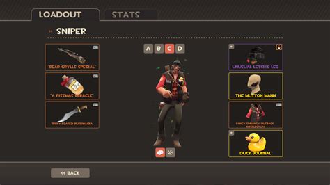 Your Class Cosmetic Loadouts Team Fortress 2 Discussions Backpack