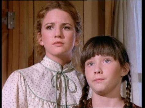 Shannen Doherty And Melissa Gilbert In Little House On The Prairie