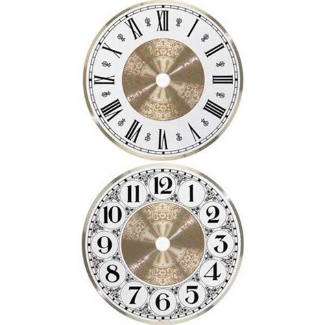 6 In Fancy Clock Dials