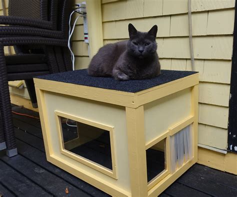 Heated Winter Cat Shelter And Seat 6 Steps Instructables