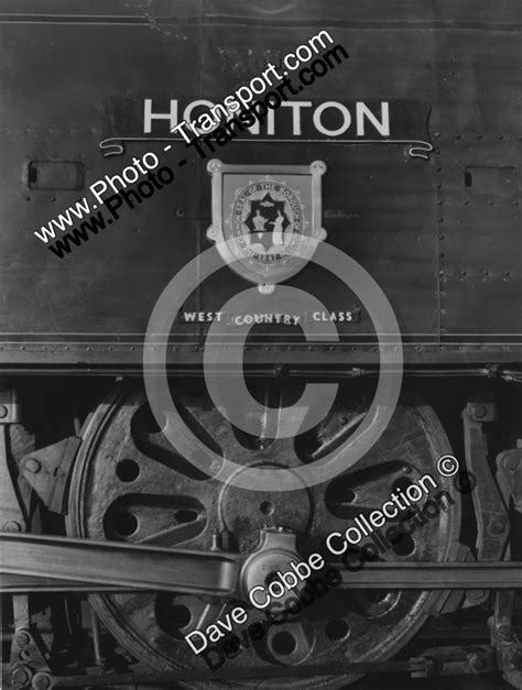 West Country Loco Nameplate No 34034 Honiton Modified Photo Transport