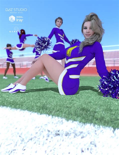 Cheer Fantasy Cheerleader Poses Bundle Daz 3d