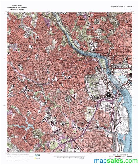 Arlington County Zip Code Map United States Map