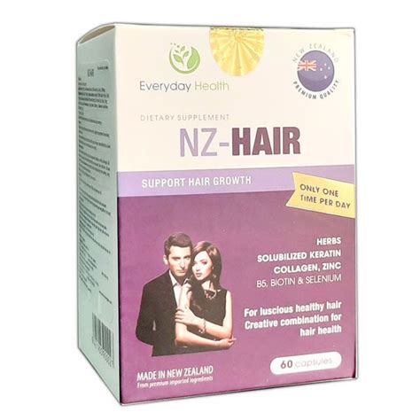 Viên Uống Hỗ Trợ Kích Thích Mọc Tóc Ngăn Rụng Tóc Nz Hair Lọ 60 Viên