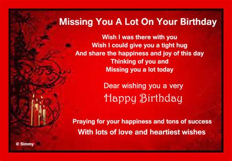 Missing You A Lot On Your Birthday Free Miss You Ecards 123 Greetings
