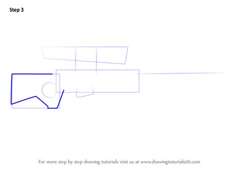 Supercoloring.com is a super fun for all ages: Learn How to Draw Bolt-Action Sniper Rifle from Fortnite (Fortnite) Step by Step : Drawing Tutorials