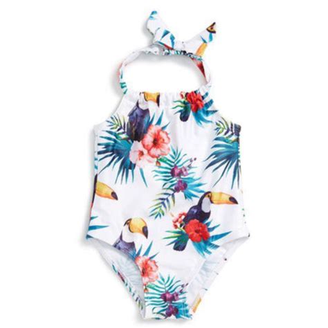 Cute Newborn Kid Baby Girls Swimwear Swimsuit Bathing Suit Beachwear