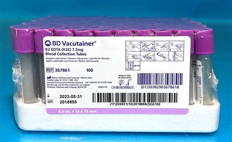 Bd Vacutainer Becton Dickinson Bd Vacutainer Venous Blood Collection