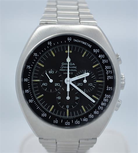 Vintage Omega Speedmaster Mark Ii 145014 Stainless Steel Wristwatch