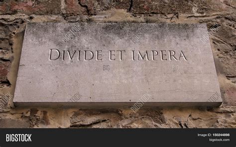 Divide Et Impera Image And Photo Free Trial Bigstock