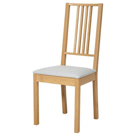 BÖrje Oak Ramna Light Grey Chair Ikea Ikea Dining Ikea Chair