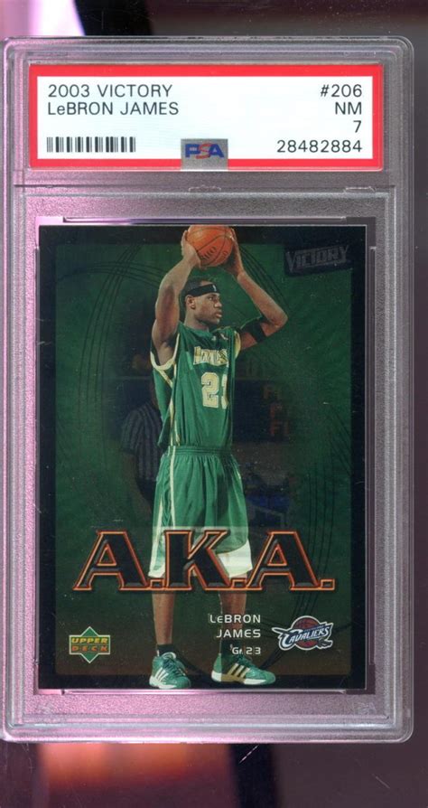 Most casual fans are shocked to learn that upper deck still retains exclusive autograph deals with james, michael jordan, tiger woods, and recently added philadephia sixers' prospect ben simmons. 2003-04 Upper Deck Victory Lebron James ROOKIE A.K.A. #206 ...