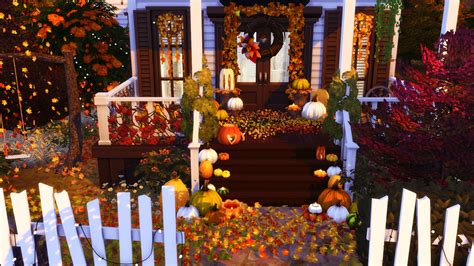 Autumn Halloween House Sims 4 Thesimsbuilding