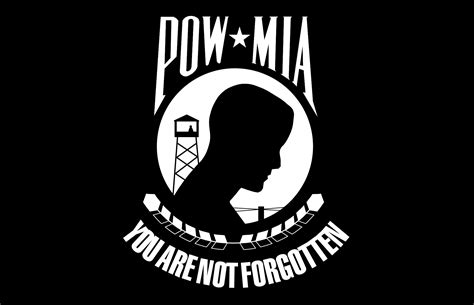 Pow Mia Remembrance Day Our Heroes Are Never Forgotten Chris Miller
