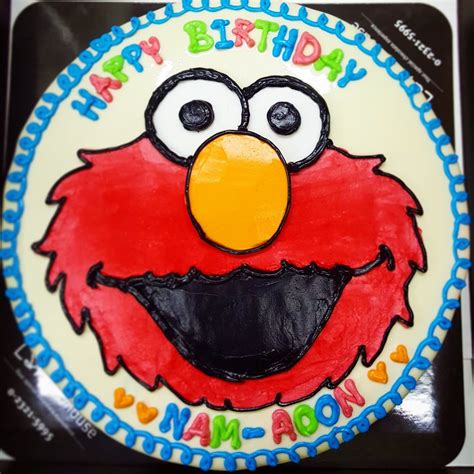 To introduce this picky eater to all the fabulous foods that he could be. Sesame Street on birthday cake