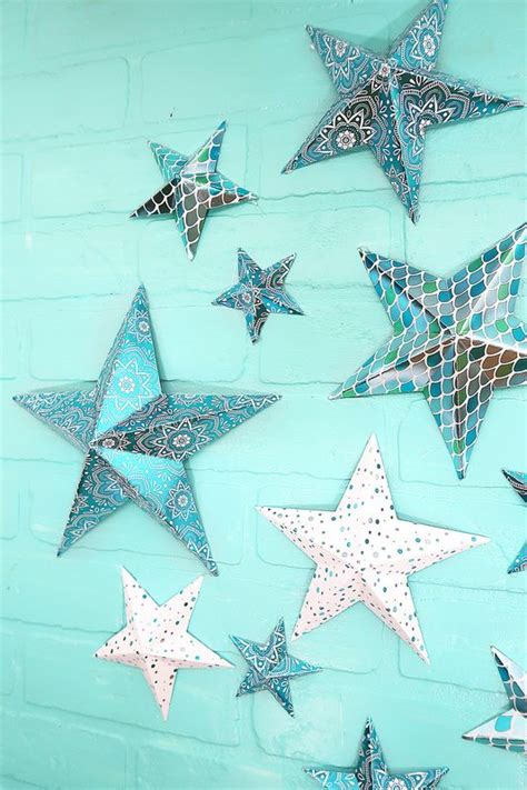 How To Make 3d Paper Stars With The Cricut Maker 3d Paper Star Paper