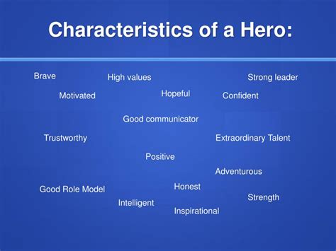 Ppt What Makes A Hero Powerpoint Presentation Free Download Id