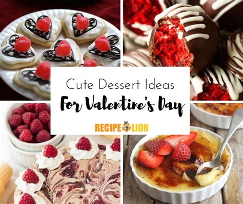 Now, parents are opting for monikers as sweet, cute, dainty and quirky as their little princess will be. 13 Cute Dessert Ideas for Valentine's Day | RecipeLion.com