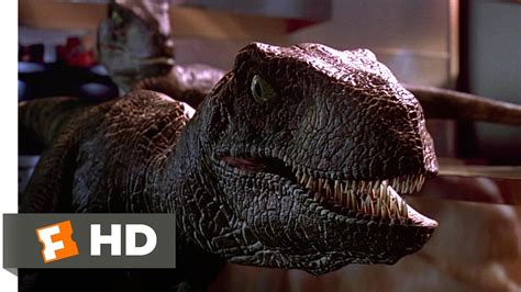 Jurassic Park 910 Movie Clip Raptors In The Kitchen 1993 Hd Youtube