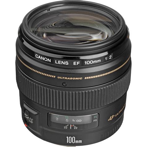 Canon Ef 100mm F2 Usm Lens 2518a003 Bandh Photo Video