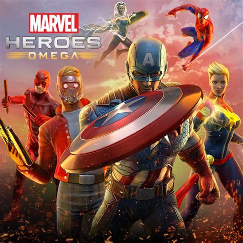 Marvel Heroes Omega 2017 Playstation 4 Box Cover Art Mobygames