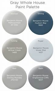 Gray Palette By Benjamin Moore Blue Paint Colors Bedroom Paint
