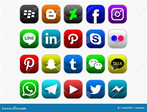 Social Media Apk Icon Editorial Stock Image Illustration Of Instagram