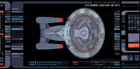 Web Based Titan A Lcars Display Updated With Enterprise D And F Rstartrek