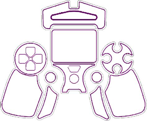 ps4 controller png - Controller Clipart Playstation 4 Controller - Ps4 Controller Skin Layout ...