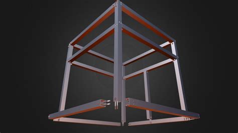 Square Tube Metal Frame Download Free 3d Model By Thorfab C7c5aa2