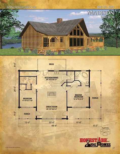 Old Log Cabin Floor Plans