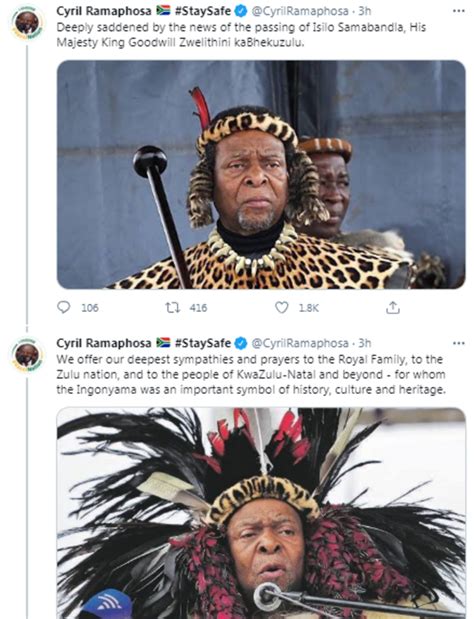 zulu king goodwill zwelithini dies south africa biggest tribe zulu kingdom leader death bbc