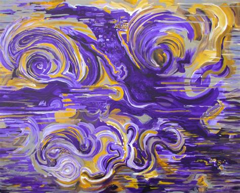 Painting Mindscape In Complementary Colors Arabesque Original