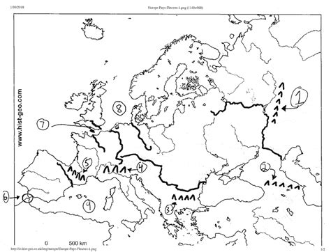 European Physical Map Quiz A Diagram Quizlet