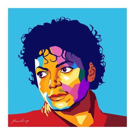 Michael Jackson In Wpap The King Of Pop Pop Art Pop Art King Of
