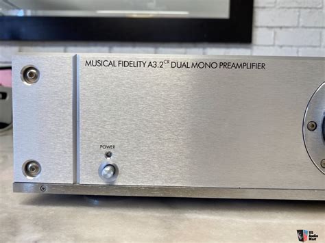 Musical Fidelity A3 2CR Dual Mono Preamplifier And Power Photo