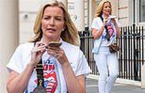 Ultimo Boss Michelle Mone Shows Off Her Cleavage In Unbuttoned Shirt